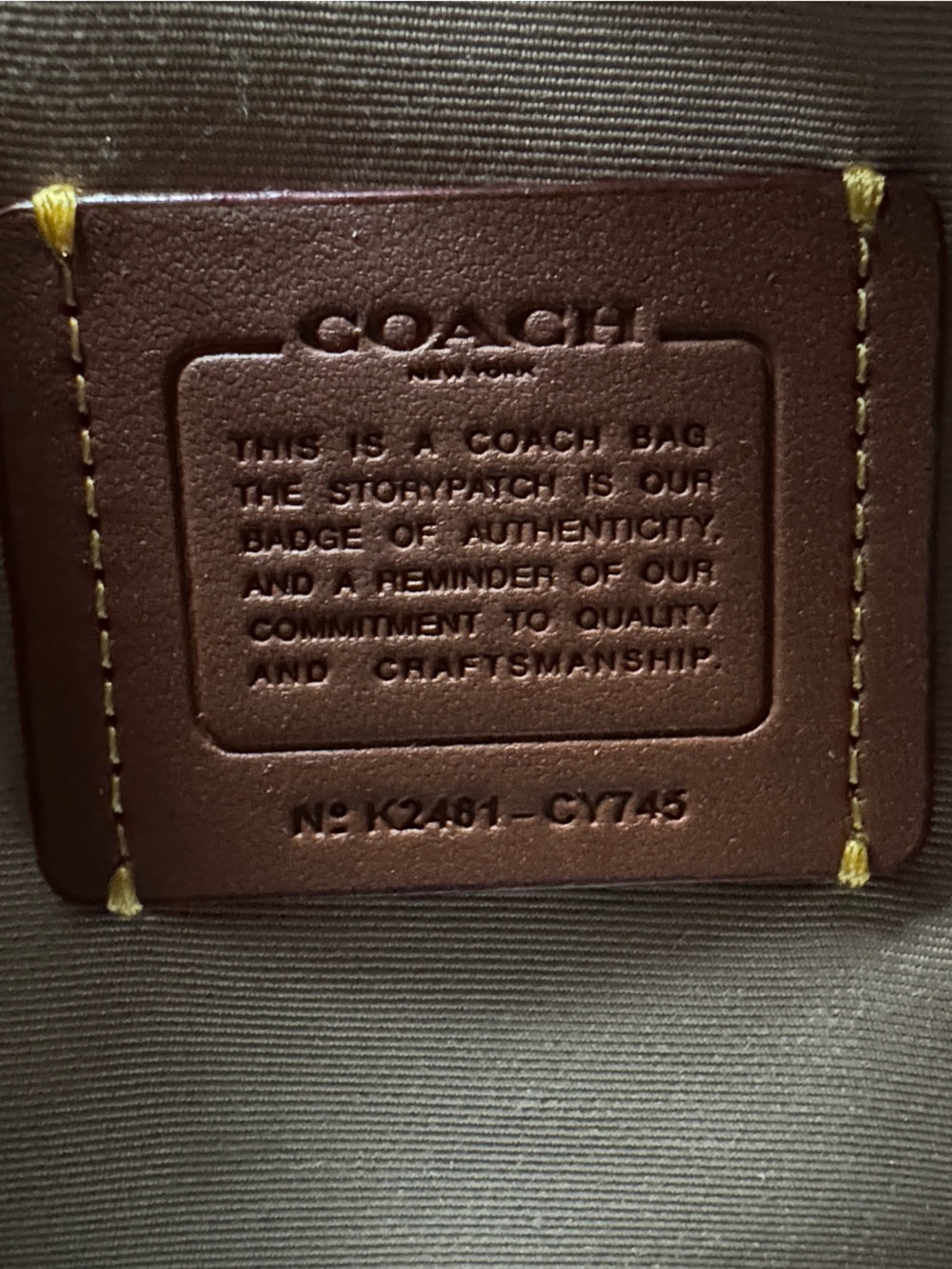 🍒Super Cute🍒 Authentic Coach CY745 Cream Mini Satchel with Red Cherry Print 🍒 - Picture 12 of 15